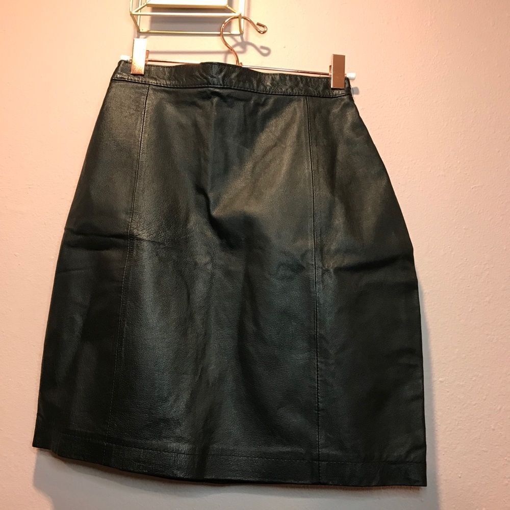 Vintage Wilson leather knee length